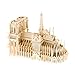 Rompecabezas 3D, Notre Dame De Paris Puzzle de Madera Modelo de Arquitectura de Juguete, Rompecabezas Rompecabezas DIY Craft Kit Regalo para niños Adultos