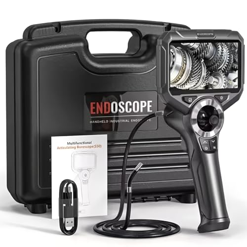 Caméra endoscope pour inspecter les moteurs sans démontage via l'écran IPS 5"