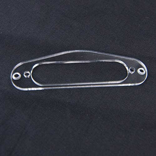 Guitar Pickup Mounting Ring Plate for Regular Single-coil Guitar Pickup, Clear Transparent