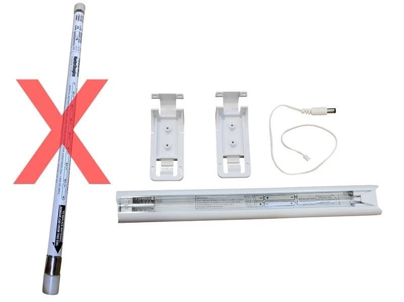 Replacement Battery Wand Conversion Kit Compatible with Hunter Douglas PowerView/PowerRise Old 8 AA Battery Tubes