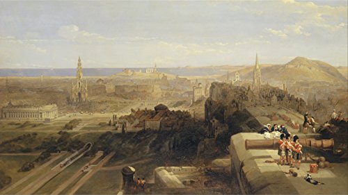 Póster de Edimburgo de calidad archivo de David Roberts, formato pequeño 2