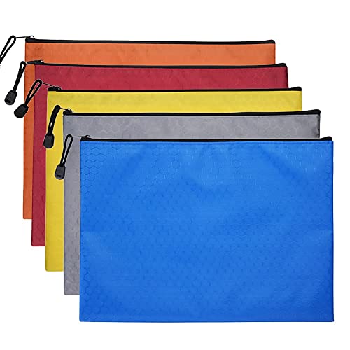 Wasserdichte Aktentasche Hellblau - Dokumententasche Mit Reißverschluss 36x29cm