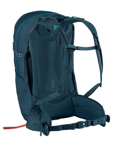 VAUDE Wanderrucksack Wizard Blau 24+4, wasserabweisender Rucksack Damen & Herren, komfortabler Trekkingrucksack mit durchdachtem Tragesystem & praktischer Fächeraufteilung