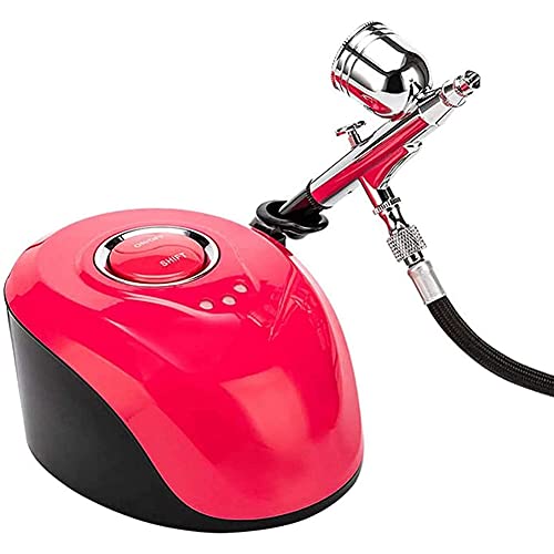 Pistola A Spruzzo per Torte, Set di Pompe Ad Aria per Aerografo per Trucco Aerografo Pneumatico per Torta per Unghie, Vernice di Bellezza, A