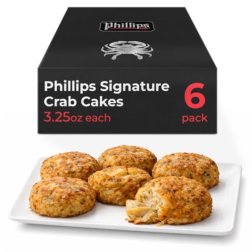 Phillips Signature Crab Cakes 3.25 oz, 6 Pack – Premium