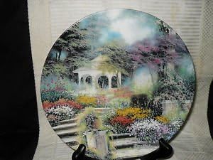 A PEACEFUL RETREAT - FIRST ISSUE IN ENCHANTED GARDENS PLATE NO. 3215A