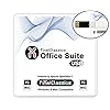 Office Suite 2025 on USB | MS Office Alternative Compatible with Office 2024 2021 Word Excel PowerPoint Files | Lifetime License & Free Updates | Powered by Apache OpenOffice for Windows 11 10 PC Mac