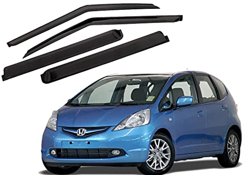 Image of CAR SAAZ Unbreakable Door Visor for Jazz Type 1(2015-2016)(Set of 4Pcs)