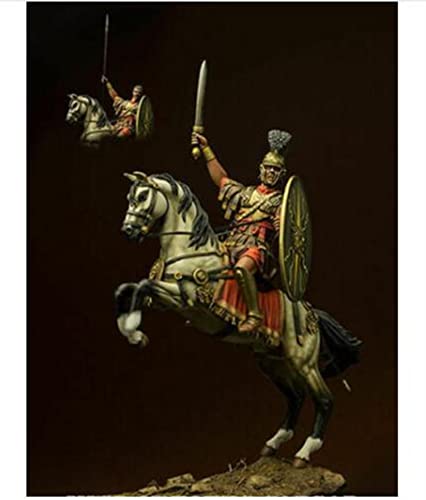 Figura de Resina Soldado Antiguo 1/24 con Caballo miniatura 1