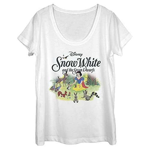 T-shirt Disney Neige Forest Friends vêtement mode femme imprimé animaux