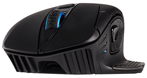 Corsair Dark Core RGB SE Wireless/Wired Gaming Mouse with Qi Wireless Charging (16000 DPI Optical Sensor, 9 Programmable Side Buttons, RGB Multi-Colour Backlighting, Xbox One Compatible) - Black - Image 10