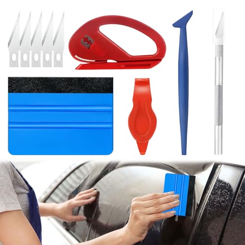 Vinyl Car Wrap Tool Kit - 10-Piece Window Tint and Decal Installation Tools