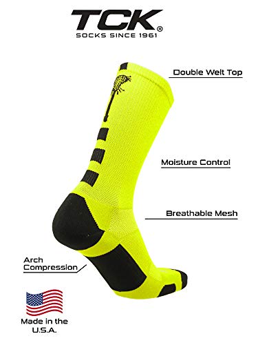 Lacrosse Socks Midline Lacrosse Stick Logo Crew Socks Men Boys Girls Women3