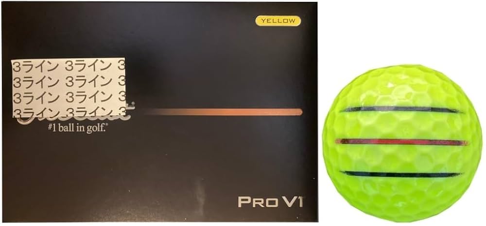 Pro V1 2ダース➕4個　イエロー　手書きライン入り Pro V1 2ダース➕4個 イエロー 手書きライン入り Pro V1 2ダース➕