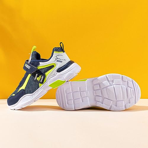 PHMNZIP Kinderschuhe Jungen 32 Turnschuhe Sneaker Mädchen Sportschuhe Schuhe Leicht Kinder Laufschuhe Hallenschuhe Outdoor Atmungsaktiv Fitnessschuhe Basketballschuhe Walkingschuhe Jungenschuhe Grün