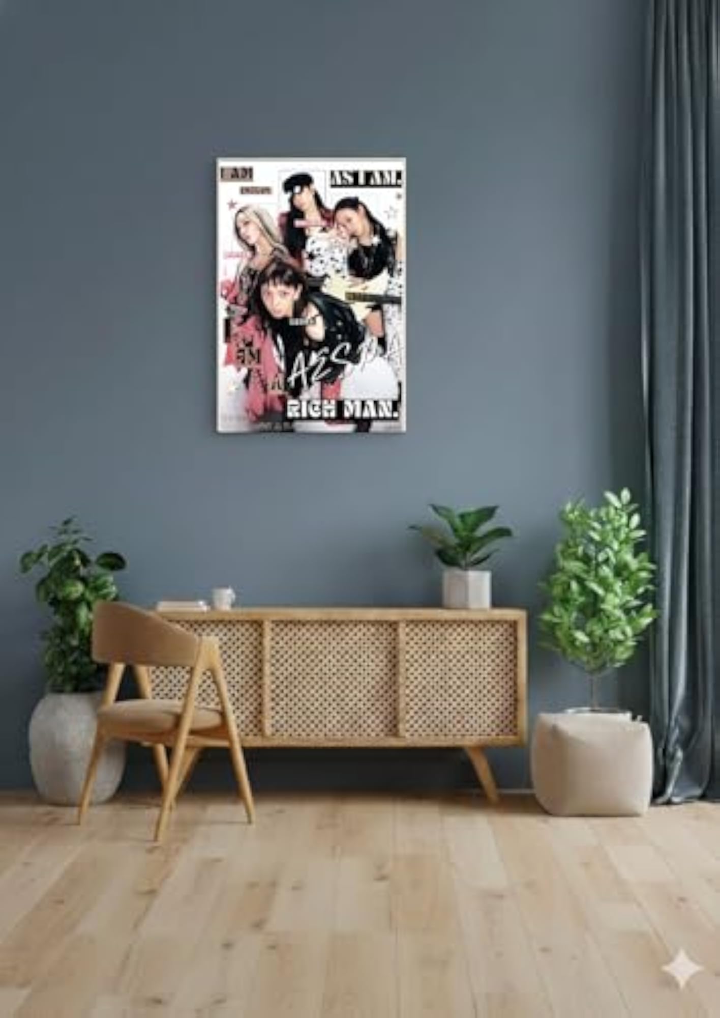 AESPA K-Pop Girl Group Poster, Glossy A4 Size