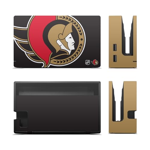 Autocollant de jeu peau Ottawa Senators vinyle protection console Nintendo Switch dock NHL