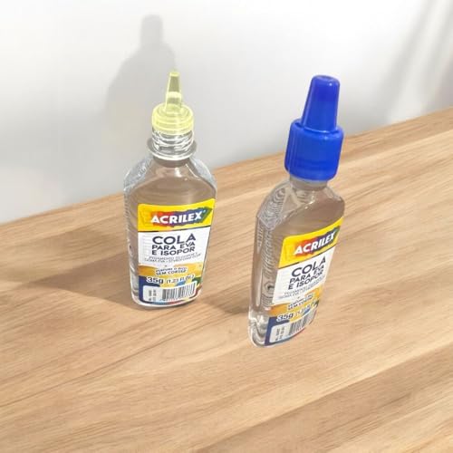 Kit 4 Cola para Eva isopor 35g Lavável Escolar artesanato