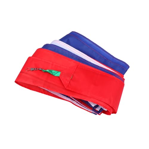 Vaguelly 30m Length Kite Tail Streamer Patriotic Tail for Kite Flying (Random Lanyard)