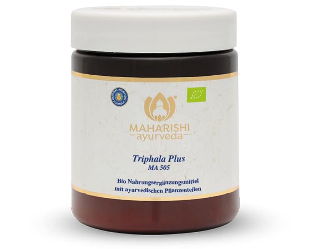 Triphala Plus Pulver (Bio) MA 505 Nahrungsergänzungsmittel mit ayurvedischen Pflanzenteilen, 1er Pack