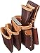 Occidental Leather 4 Pouch Pro Fastener Bag - 10 Pockets & Tool Holders - Made in USA