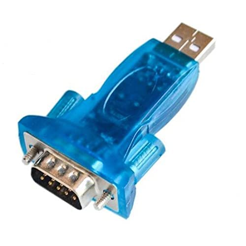 Meshiv USB 2.0 A Male to RS-232 DB9 Male Serial 9 Pin Converter Adapter