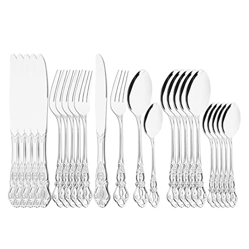 Set Cuchillos Cocina 24 Piezas Acero Inox