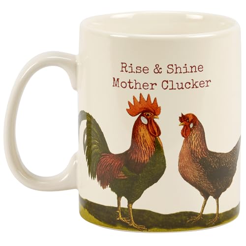 Taza de café Stoneware 18oz diseño Rise & Shine miniatura 2