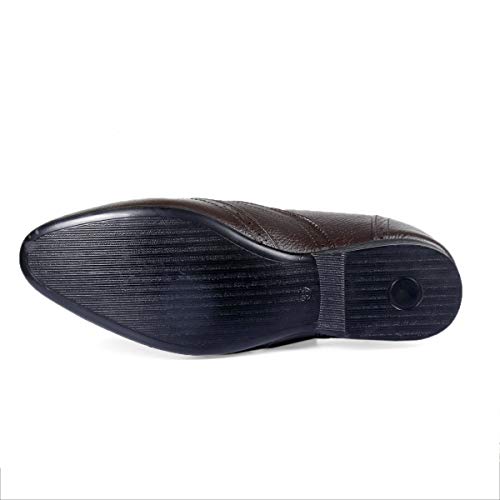 Image of BXXY 3 Inch Height Increasing Formal Faux Leather Derby Shoes