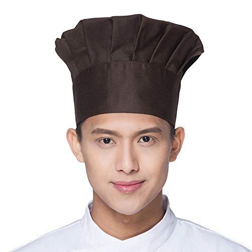 Wijider Gorro Cocinero Cooking Ajustable Chef Hat Men Kitchen Baker Elastic Hat Catering Cooking Cap Rayas Llanas Sombreros Working Cap 1Pc Cooker Hat K