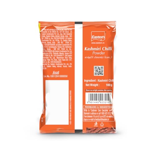 Eastern Kashmiri Chilli Powder 100g/3.5oz 100% Natural