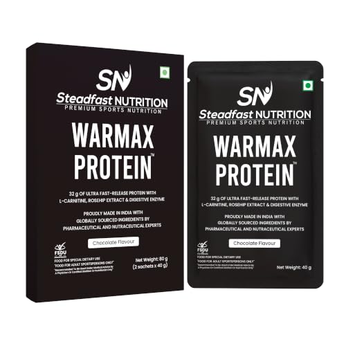Image of Steadfast Nutrition Warmax Protein Powder | Chocolate flavour (2 Sachets)