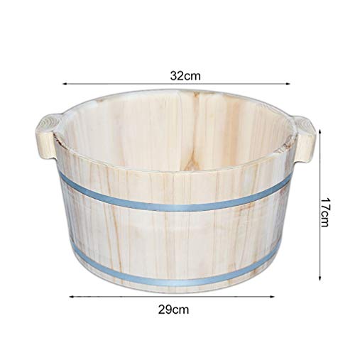 Cubeta de Madera para Baño de Pies y Spa Relax Pedicura miniatura 2
