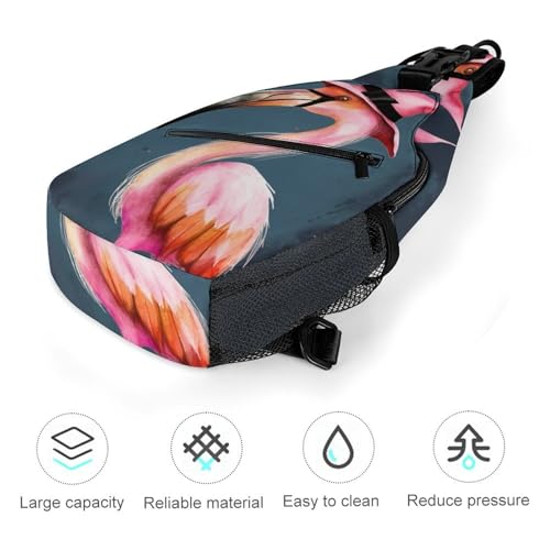 Mochila tipo bandolera Halloween Flamingo para senderismo miniatura 5
