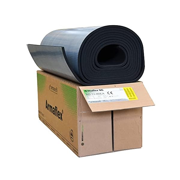Armaflex® Armacell® original XG Kautschuk Platten selbstklebend (Isolierstärke 13 mm 1000 x 8000 mm = 8 m²)