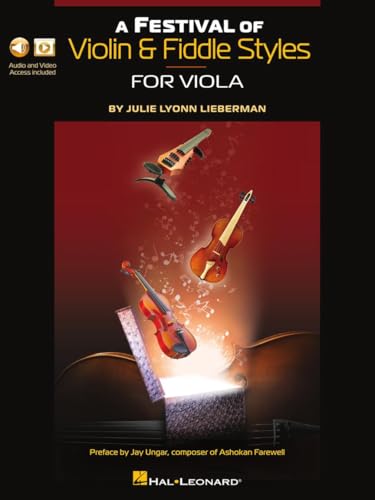 A Festival of Violin & Fiddle Styles for Viola: Book with Audio and Video Access