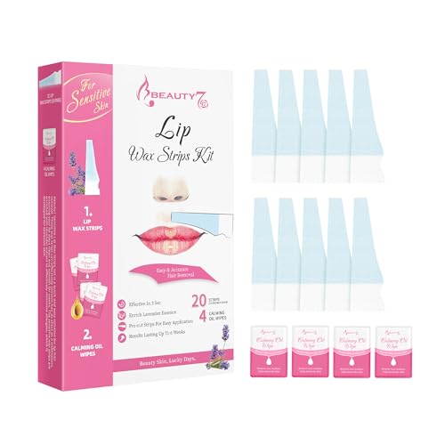 Beauty7 Fit Oberlippen Wachsstreifen 20 Stk.