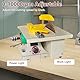 Edelstein Polierschleifmaschine, 750W Mini Tischkreissäge mit Flexibler Welle, 0-10000RPM, Einstellbare Geschwindigkeit & Winkel, Edelstein Schleifmaschine für Stein, Holz, Kunststoff Schneiden