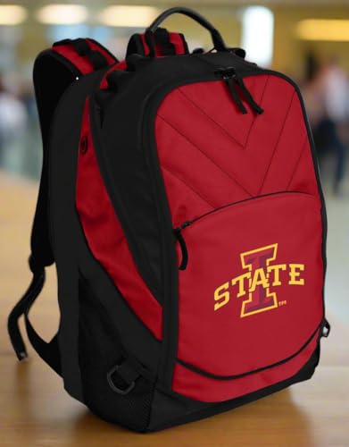 Broad Bay Iowa State University Backpack ISU Cyclones Laptop Computer Bags (Red)4