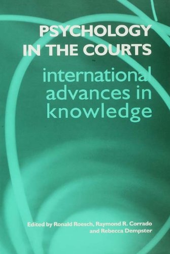 Psychology in the Courts: International Advances in Knowledge Psychology in the Courts: International Advances in Knowledge