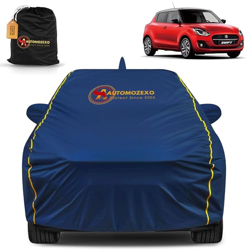 Maruti Swift 100% Waterproof Car Cover (Midnight Blue) 6LYR HDPE ...