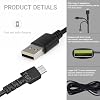 2 Pack Mouse Charging Cables Compatible with Razer Naga Pro/DeathAdder V2 Pro/Viper Ultimate/Basilisk Ultimate, 6.6FT Braided Micro USB Compatible with Razer Mouse Charger