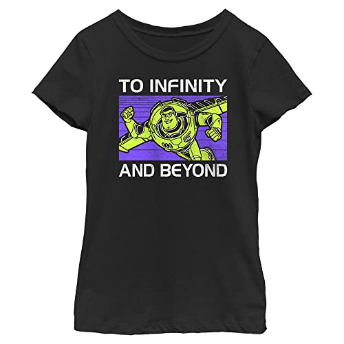 Disney Little, Big Pixar Toy Story Mission Infinity Girls Short Sleeve Tee Shirt