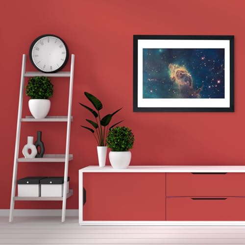 Nébuleuse de la Carène affiche Hubble pour mur blanc vide - 4