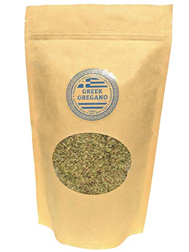 Oregano 100% Authentic Dried Greek Oregano leaves | Fresh Aromatic Herb & Spice | 8 OZ Reusable and Resealable Bag
