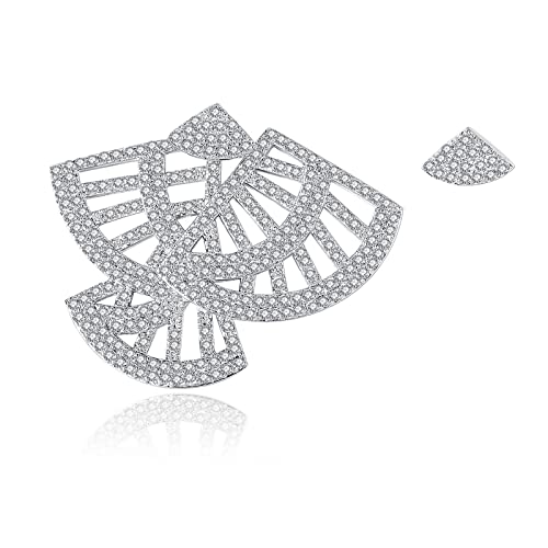 Boucles d'oreilles asymétriques plaqué argent le cadeau idéal pour femme