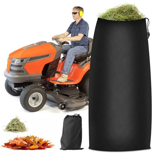 Tractor Leaf Bag,Lawn Tractor Leaf Bag, 54 Cubic Feet, Standard Garden Waste Collection, 112in Opening, Black