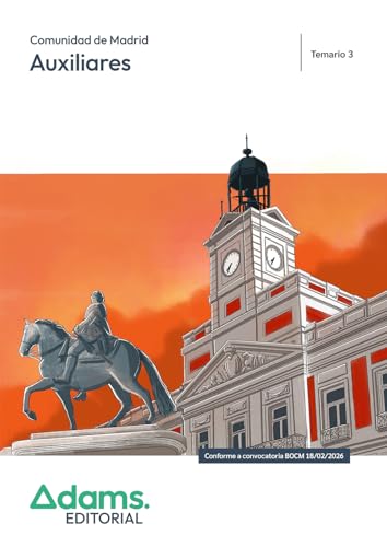 Portada de Temario 3. Auxiliares administrativos de la Comunidad de Madrid