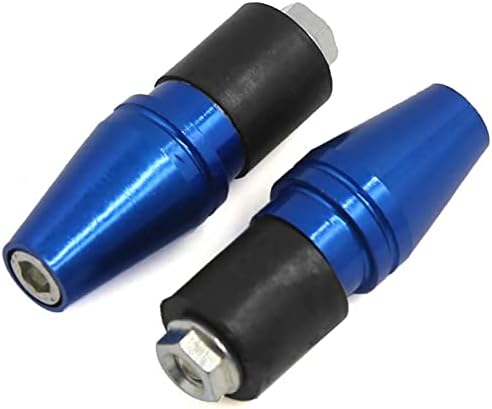 XYWHPGV 2 szt. Niebieskie zatyczki ze stopu aluminium 7/8 cala zamienniki do motocykla(77ffd 8602b d5bc4 2fac4 1f35c 9c30b