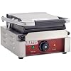 Kratos Commercial Electric Panini Sandwich Grill with Smooth Plates, 9 x 9 Cooking Surface, Commercial Countertop Panini Press, 120V, 1750W (29Y-018)